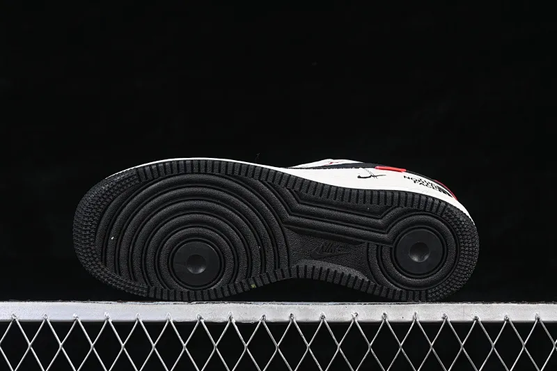 All categories Nk Air Force 1 Air Force series Nk Air Force 1 Low Air Force low-top Nike Air Force 1'07 Low Black and white red contrast Air Force 1 low-top casual sneakers KG6699-F42